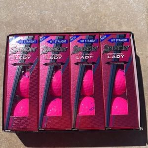 NEW Srixon Passion Pink Soft Feel Lady golf balls pack of 12 brand new!